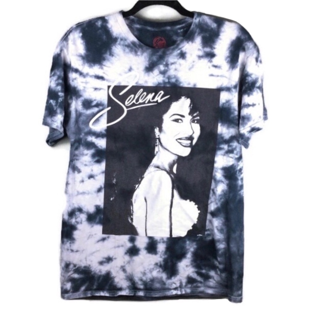 Selena Tie-Dye Short Sleeve Crewneck Cotton Tee Size Medium